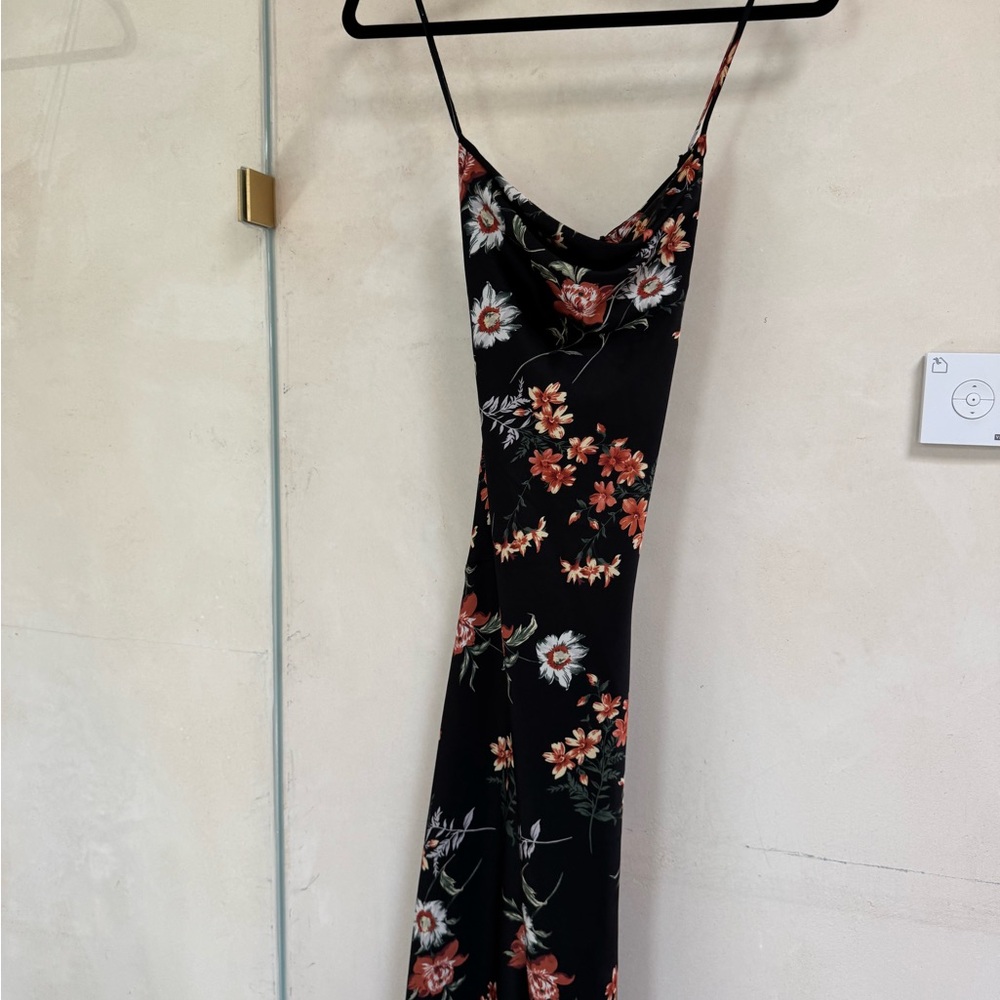 Astr Floral Slip Maxi Dress
